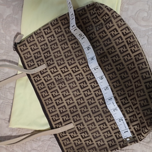 Fendi Zucca mini handbag .does have wear signs and new strap but great condition - Picture 4 of 8